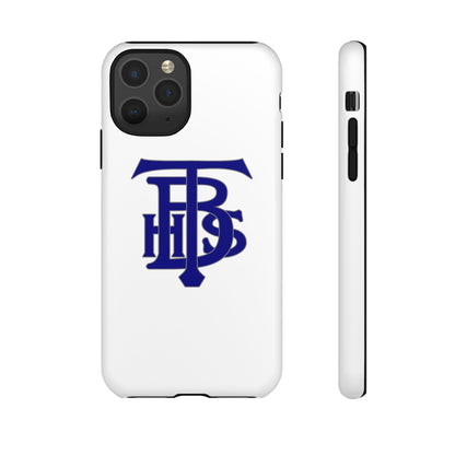 Stacked Logo - Tough Phone Cases - White