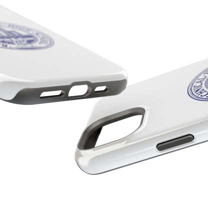 Classic Tech Seal - Impact-Resistant Phone Cases - Iphone Or Samsung - White