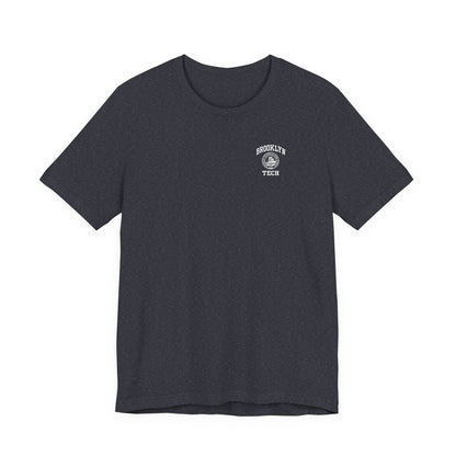 Classic Logo with Brooklyn Tech on Left Chest - Men's Jersey Short Sleeve T-Shirt