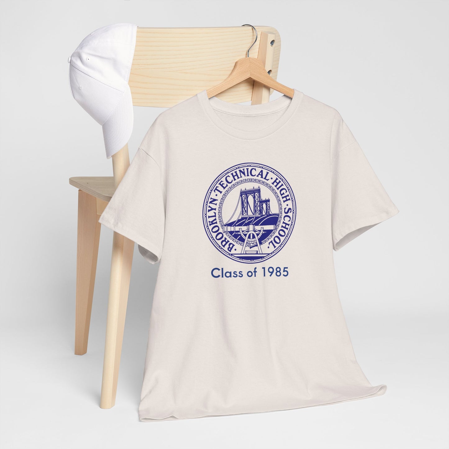 Classic Tech Logo - Class Of 1985 - Men's  Heavy Cotton T-Shirt