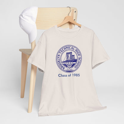 Classic Tech Logo - Class Of 1985 - Men's  Heavy Cotton T-Shirt