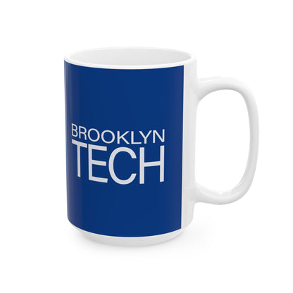 Modern Brooklyn Tech With Classic Tech Seal - Ceramic Mug, (11oz, 15oz)