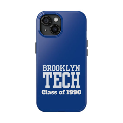 Brooklyn Tech Class of 1990 Tough Phone Case - Blue