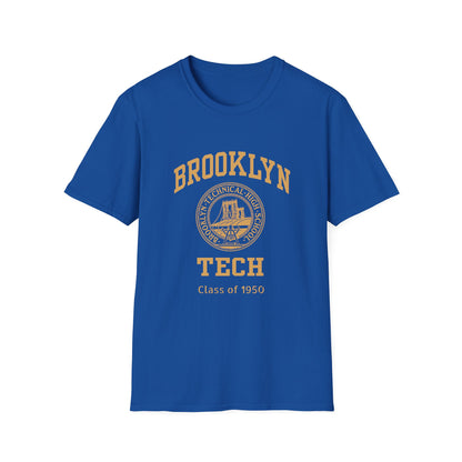 Class of 1950 - Classic Logo with Brooklyn Tech - Gildan Softstyle T-Shirt