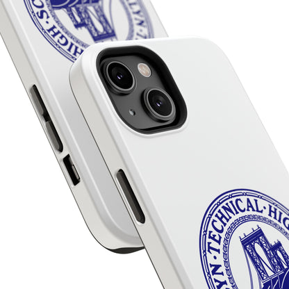 Classic Tech Seal - Impact-Resistant Phone Cases - Iphone Or Samsung - White