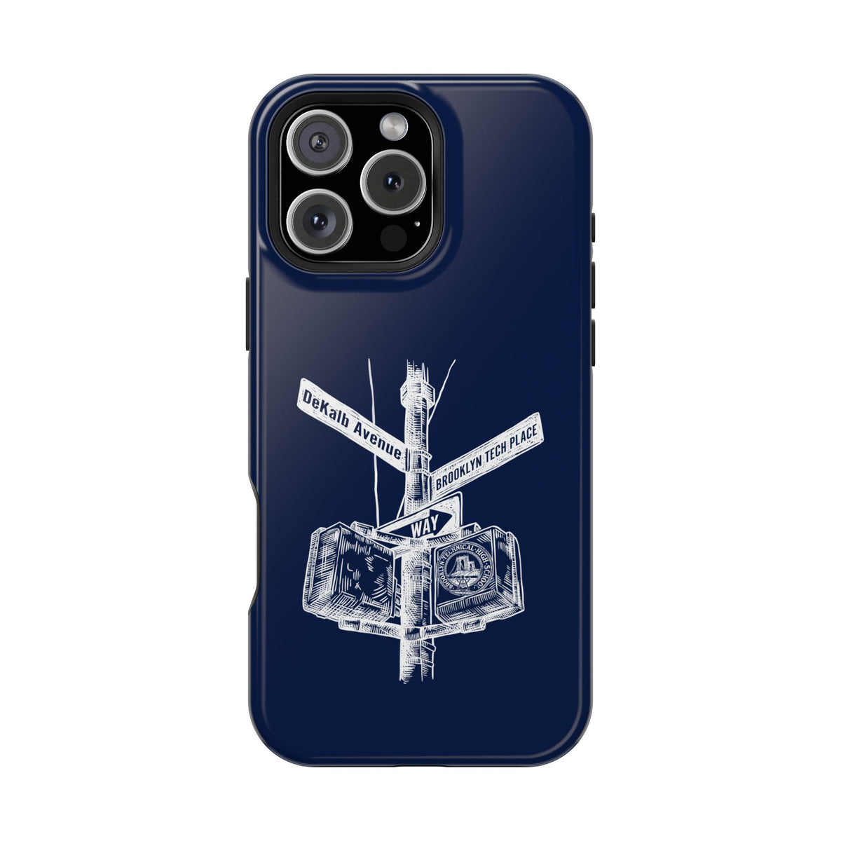 Dekalb Avenue & Brooklyn Tech Pl Magnetic Phone Case