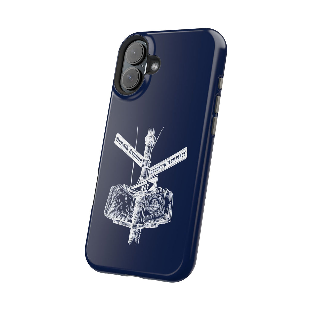 Dekalb Avenue & Brooklyn Tech Pl Magnetic Phone Case