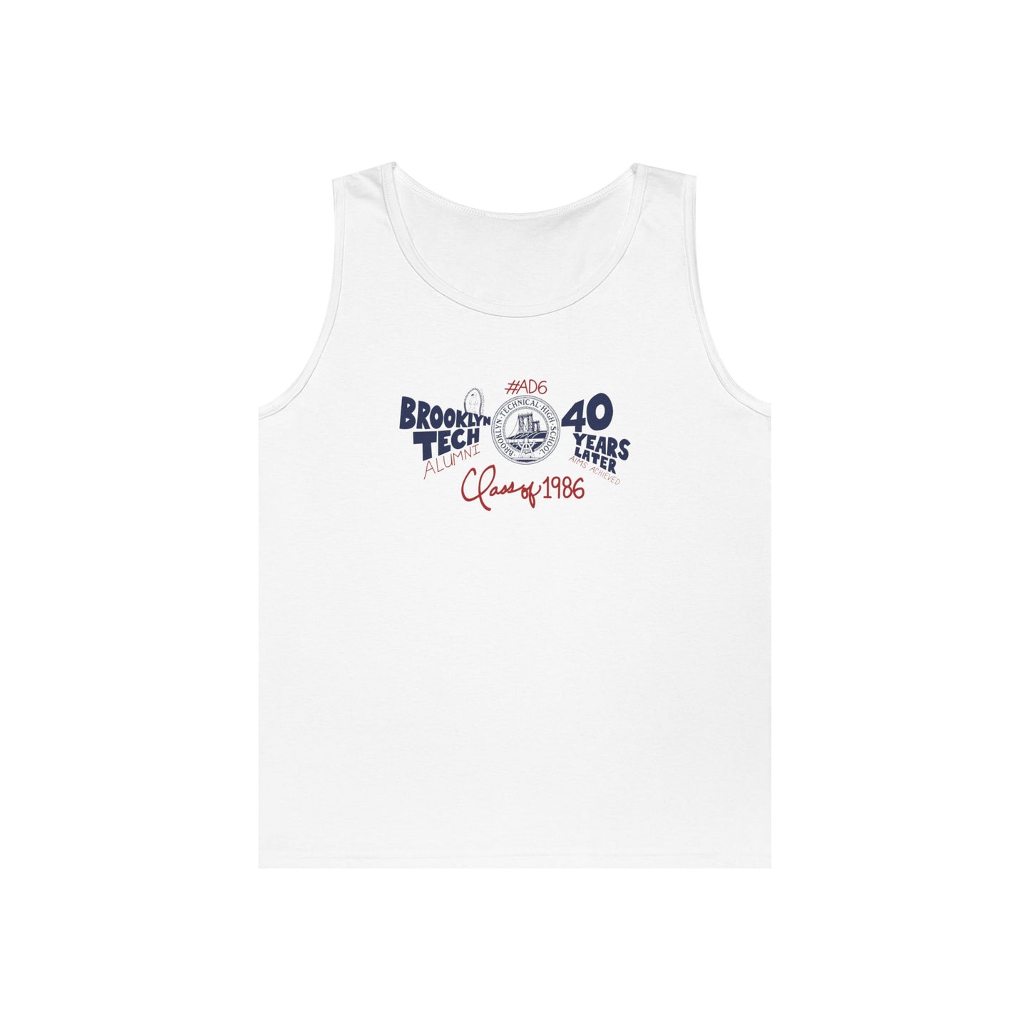 Class of 1986 Commemorative Unisex Heavy Cotton Tank Top