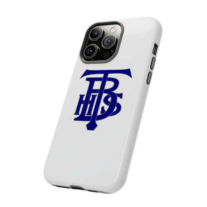 Stacked Logo - Tough Phone Cases - White