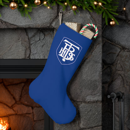 Brooklyn Tech Stacked Logo Santa Stocking