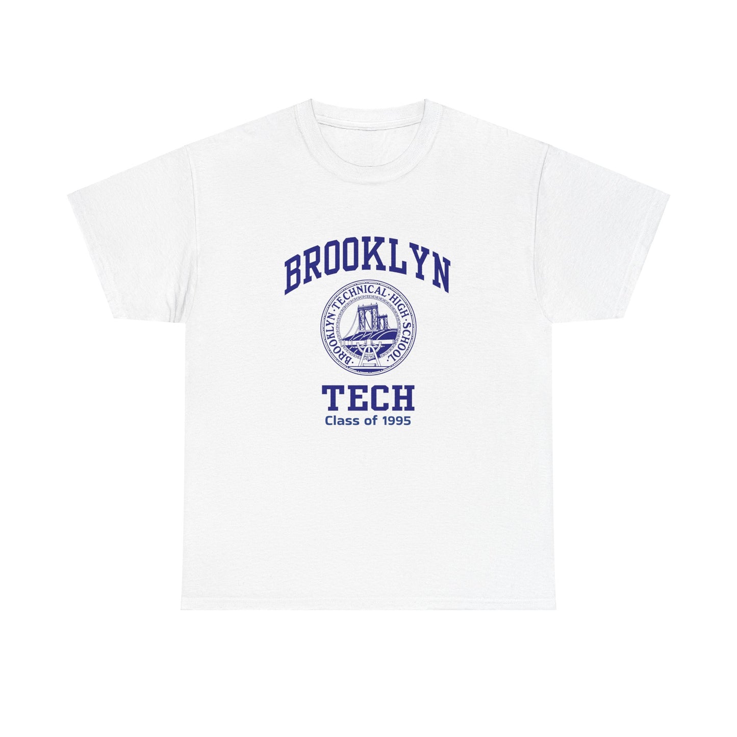 Brooklyn Tech Classic Logo - Men's Heavy Cotton T-Shirt - Class of 1995