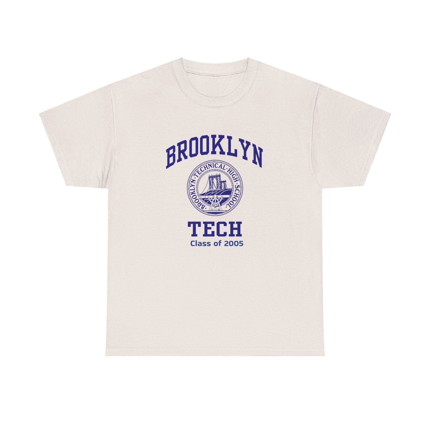 Brooklyn Tech Classic Logo - Men's Heavy Cotton T-Shirt - Class of 2005