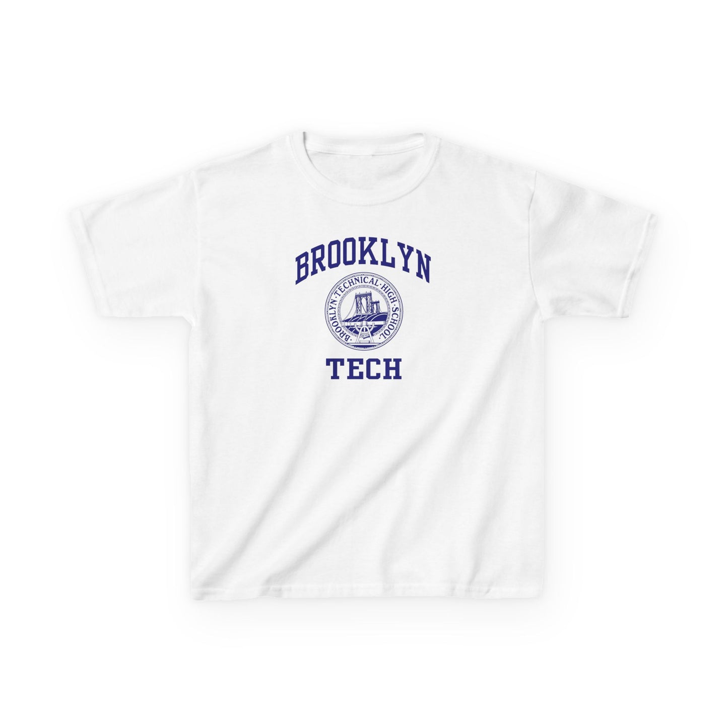 Family - Classic Brooklyn Tech Logo - Kids Heavy Cotton™ T-Shirt