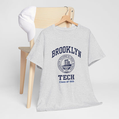 Brooklyn Tech Classic Logo - Men's Heavy Cotton T-Shirt - Class of 1959