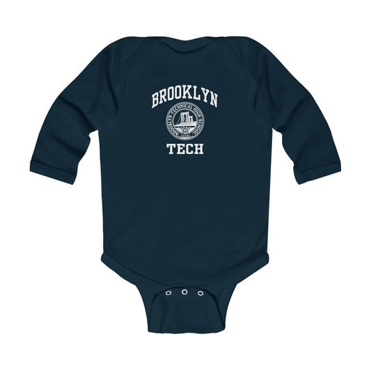 Family - Classic Brooklyn Tech Logo - Infant Long Sleeve Bodysuit