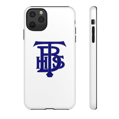 Stacked Logo - Tough Phone Cases - White