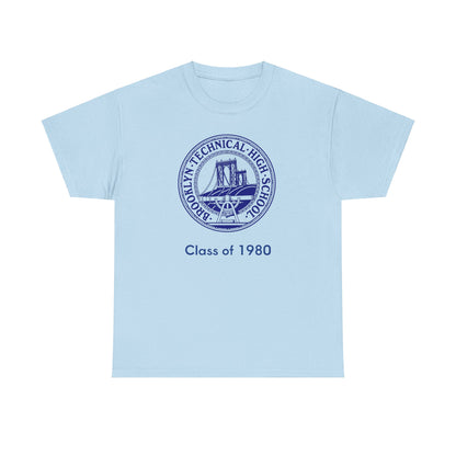 Classic Tech Seal - Men's Heavy Cotton T-Shirt - Class Of 1980