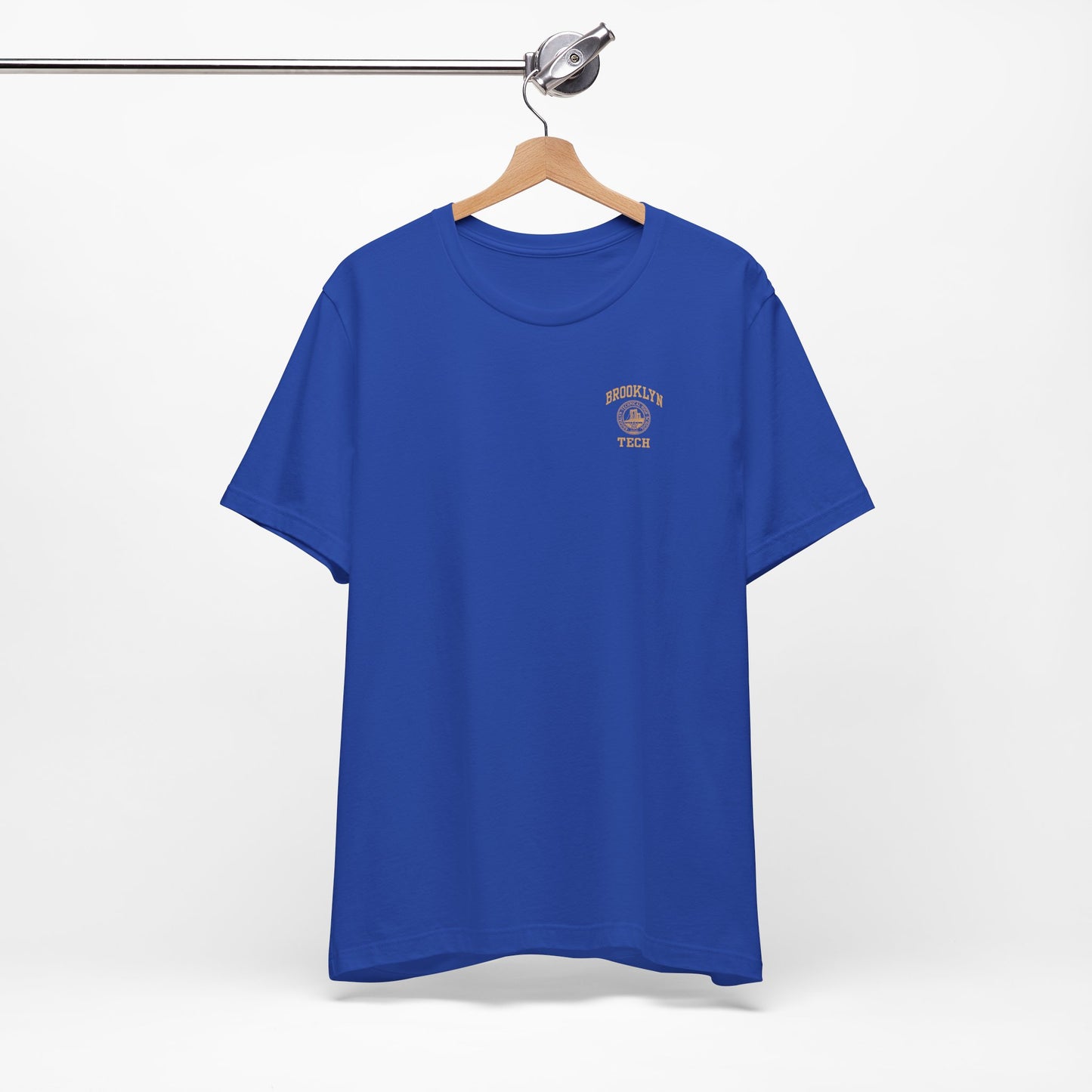 Classic Logo with Brooklyn Tech on Left Chest - Men's Jersey Short Sleeve T-Shirt