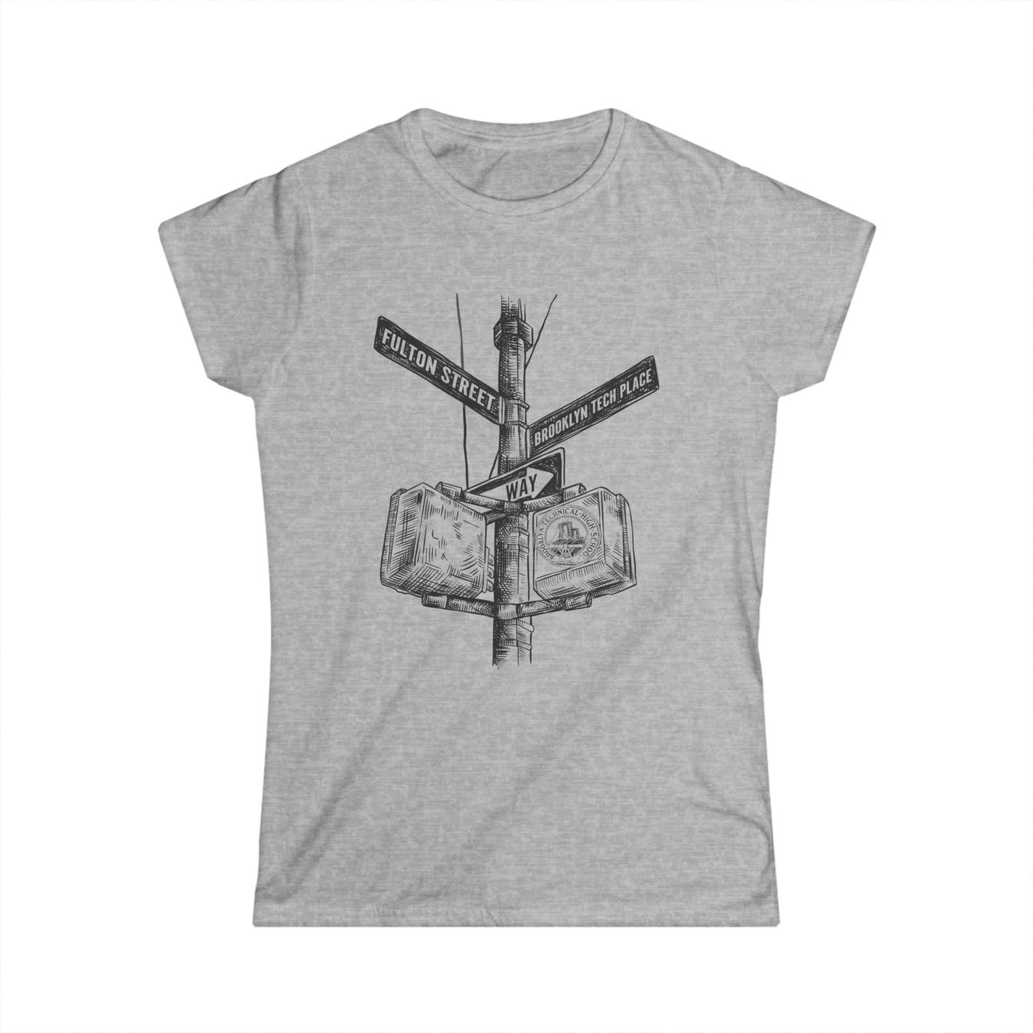 Boutique - Fulton St & Brooklyn Tech Pl - Ladies Softstyle T-Shirt