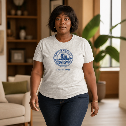 Classic Tech Logo - Class of 1986 - Ladies Favorite Tee