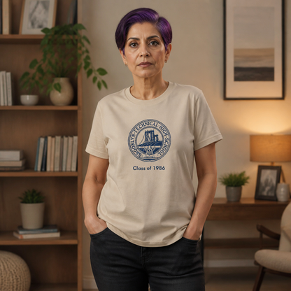 Classic Tech Logo - Class of 1986 - Ladies Favorite Tee