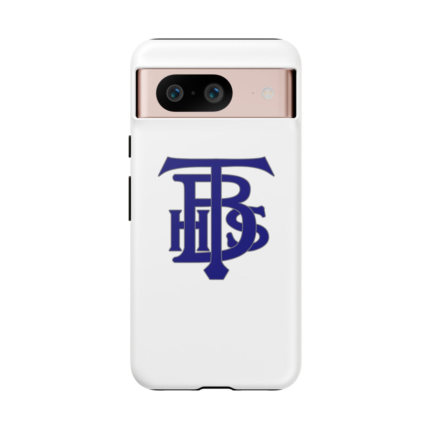 Stacked Logo - Tough Phone Cases - White