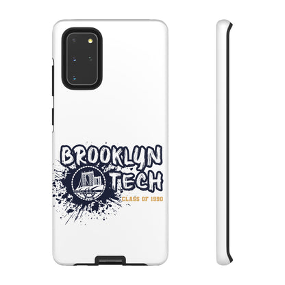 Class Of 1990 Commemorative Tough Cases - Apple & Samsung Only - Gold Font On White Background