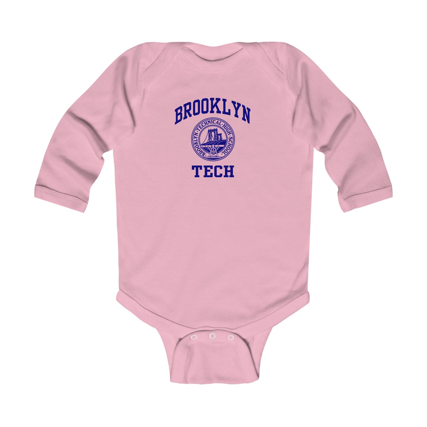 Family - Classic Brooklyn Tech Logo - Infant Long Sleeve Bodysuit