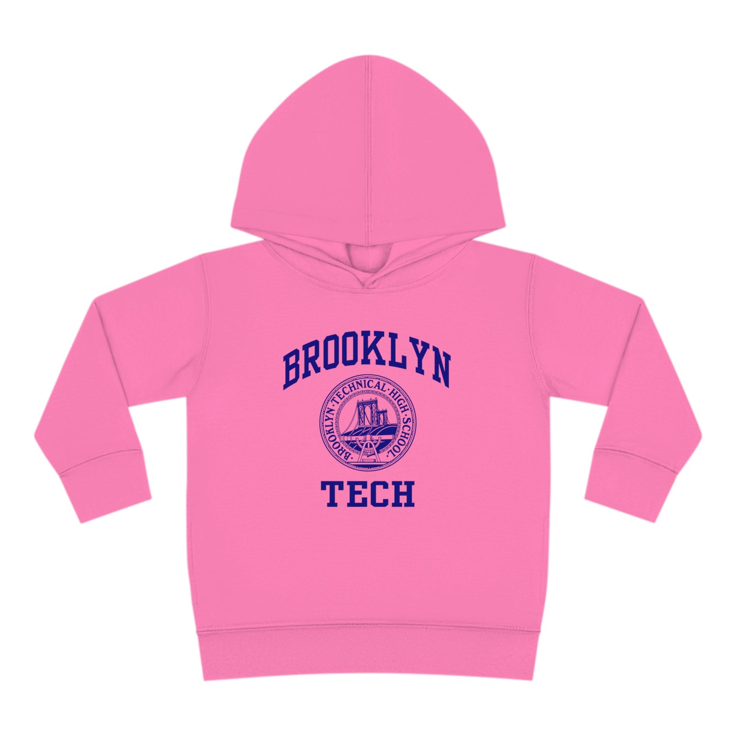 Family - Classic Brooklyn Tech Logo - Toddler Pullover Fleece Hoodie