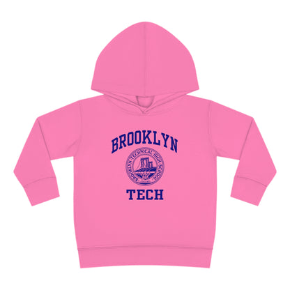 Family - Classic Brooklyn Tech Logo - Toddler Pullover Fleece Hoodie