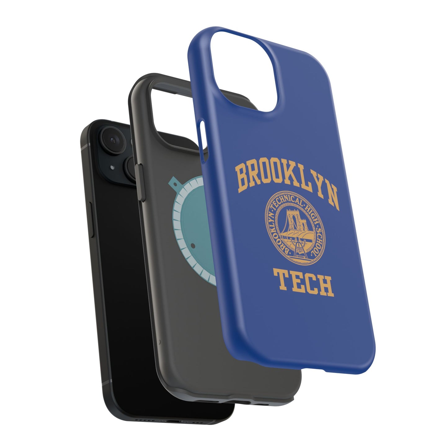 Brooklyn Tech Classic Logo - Impact-Resistant Phone Cases - Iphone Or Samsung - Navy