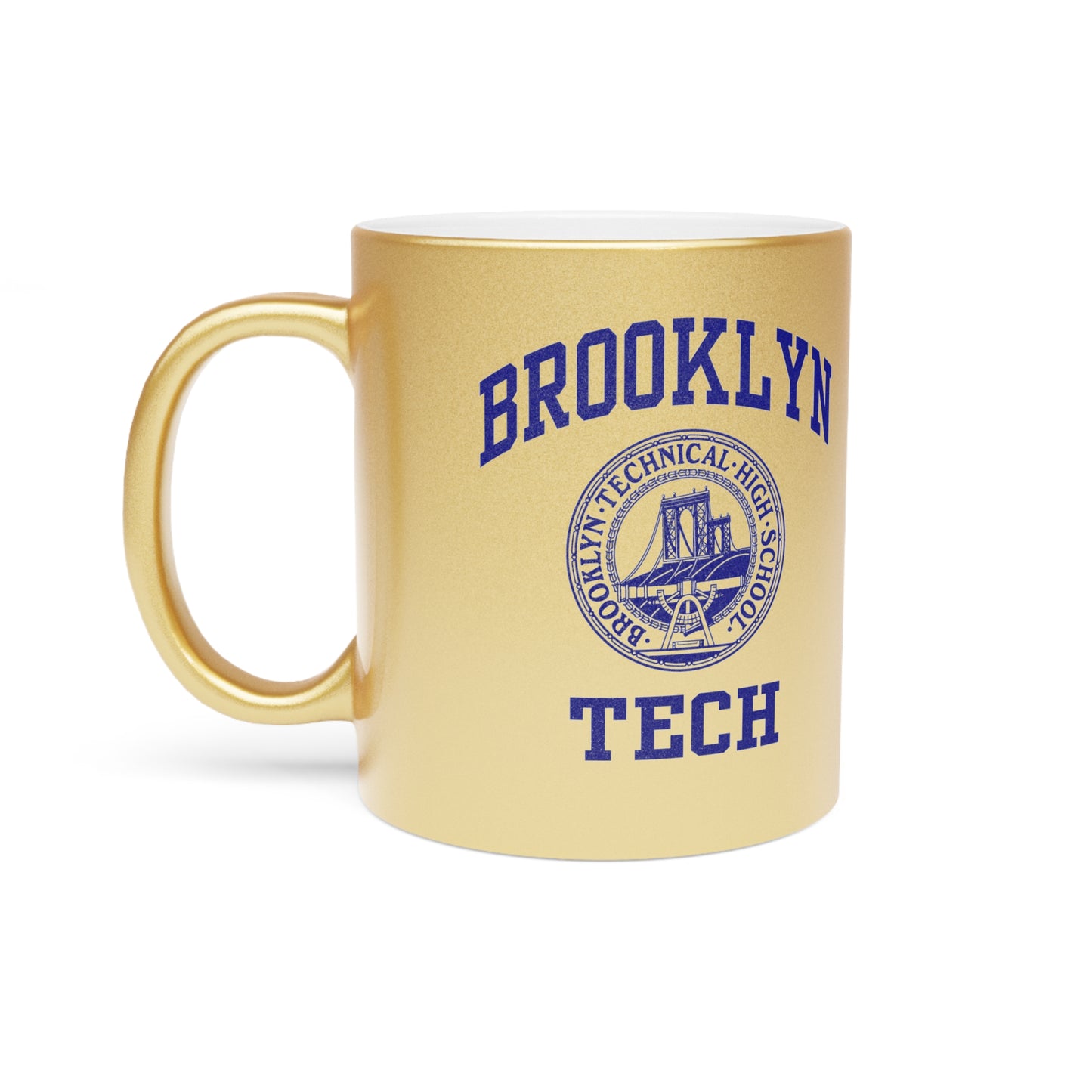 Brooklyn Tech Classic Logo - Metallic Mug (silver\gold)