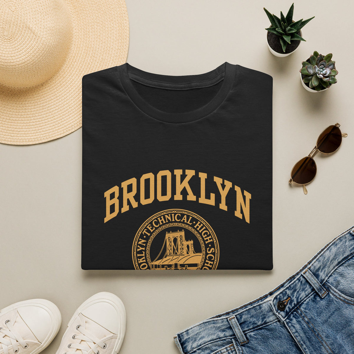 Class of 1947 - Classic Logo with Brooklyn Tech - Gildan Softstyle T-Shirt