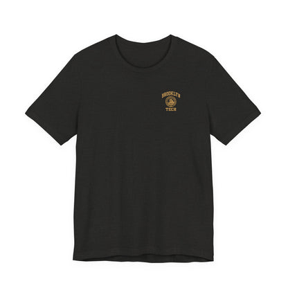 Classic Logo with Brooklyn Tech on Left Chest - Men's Bella + Canvas Short Sleeve Jersey T-Shirt