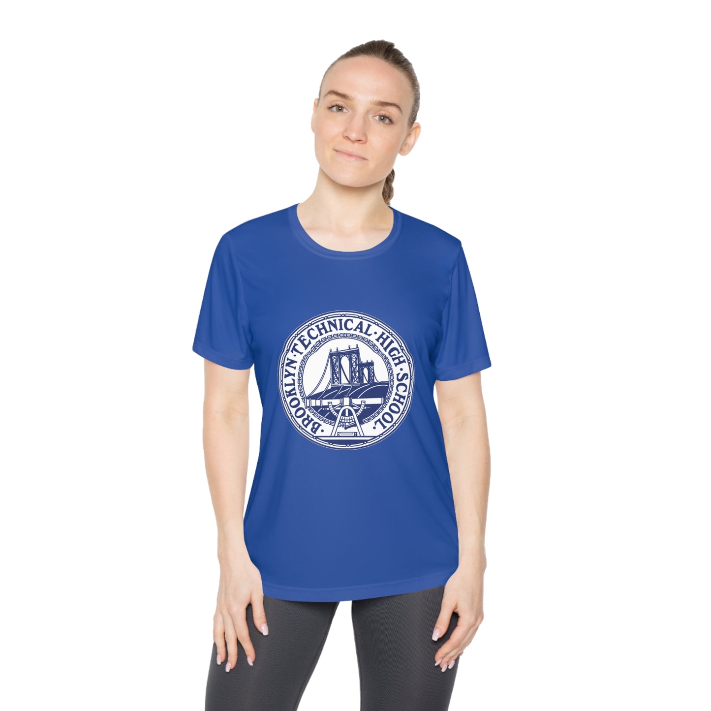 Classic Tech Logo With Background - Ladies Competitor T-Shirt