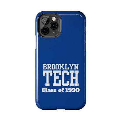 Brooklyn Tech Class of 1990 Tough Phone Case - Blue