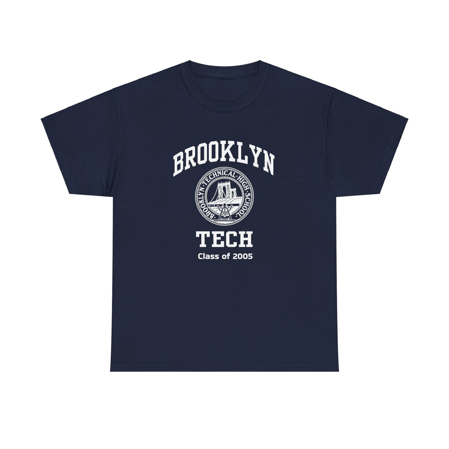 Brooklyn Tech Classic Logo - Men's Heavy Cotton T-Shirt - Class of 2005