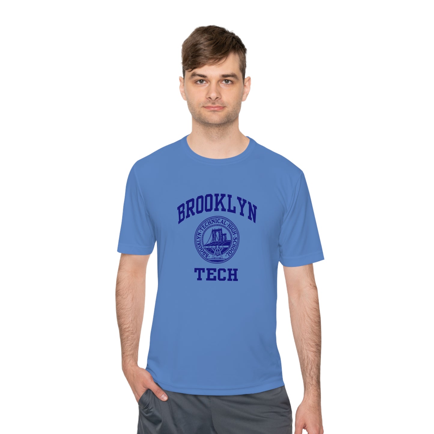 Brooklyn Tech Classic Logo - Men's Moisture Wicking T-Shirt