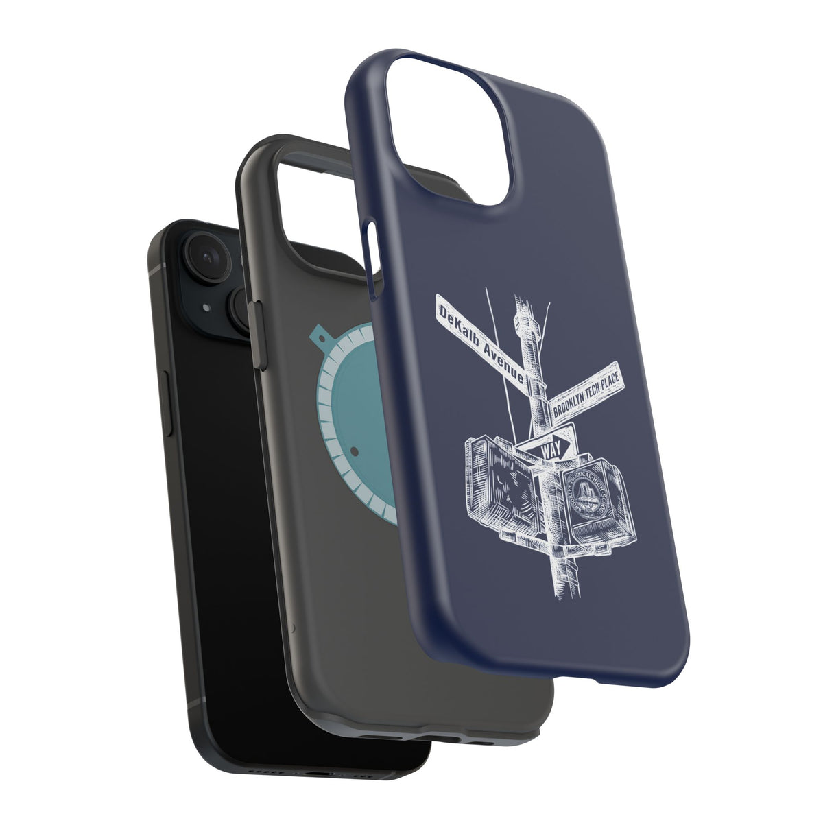 Dekalb Avenue & Brooklyn Tech Pl Magnetic Phone Case