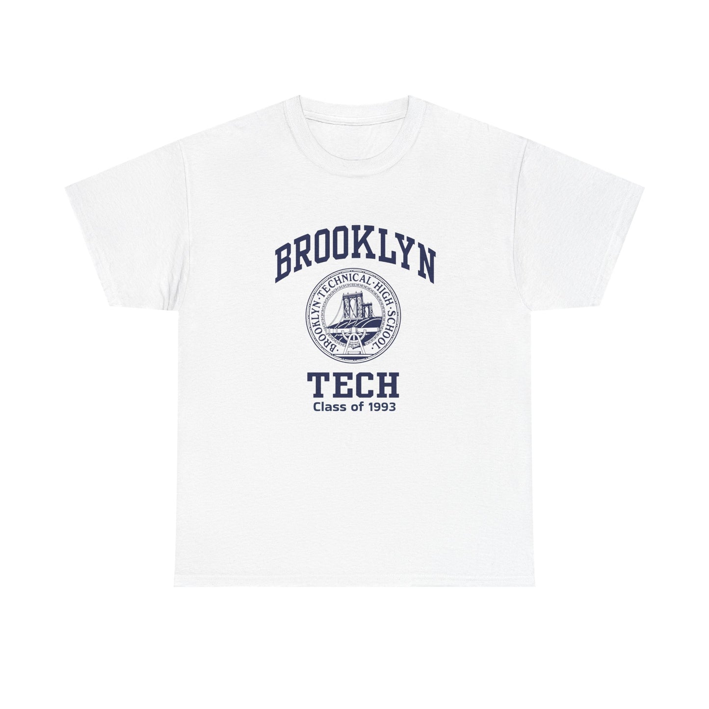Brooklyn Tech Classic Logo - Men's Heavy Cotton T-Shirt - Class of 1993