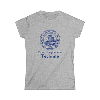 Family - Proud Daughter Of A Technite - Ladies Softstyle T-Shirt