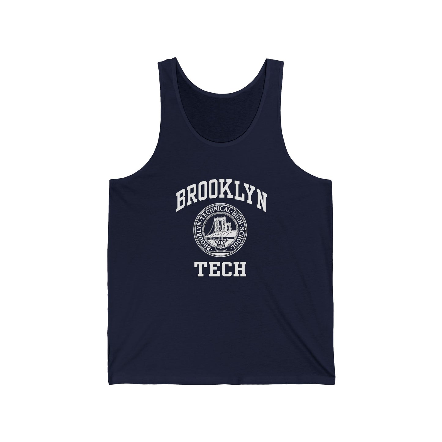 Classic Logo with Brooklyn Tech - Men's Tank Top