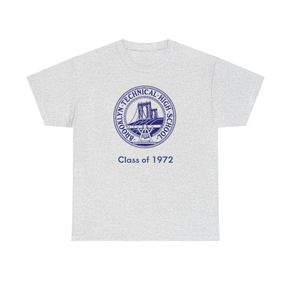 Classic Tech Seal - Men's Heavy Cotton T-Shirt - Class Of 1972