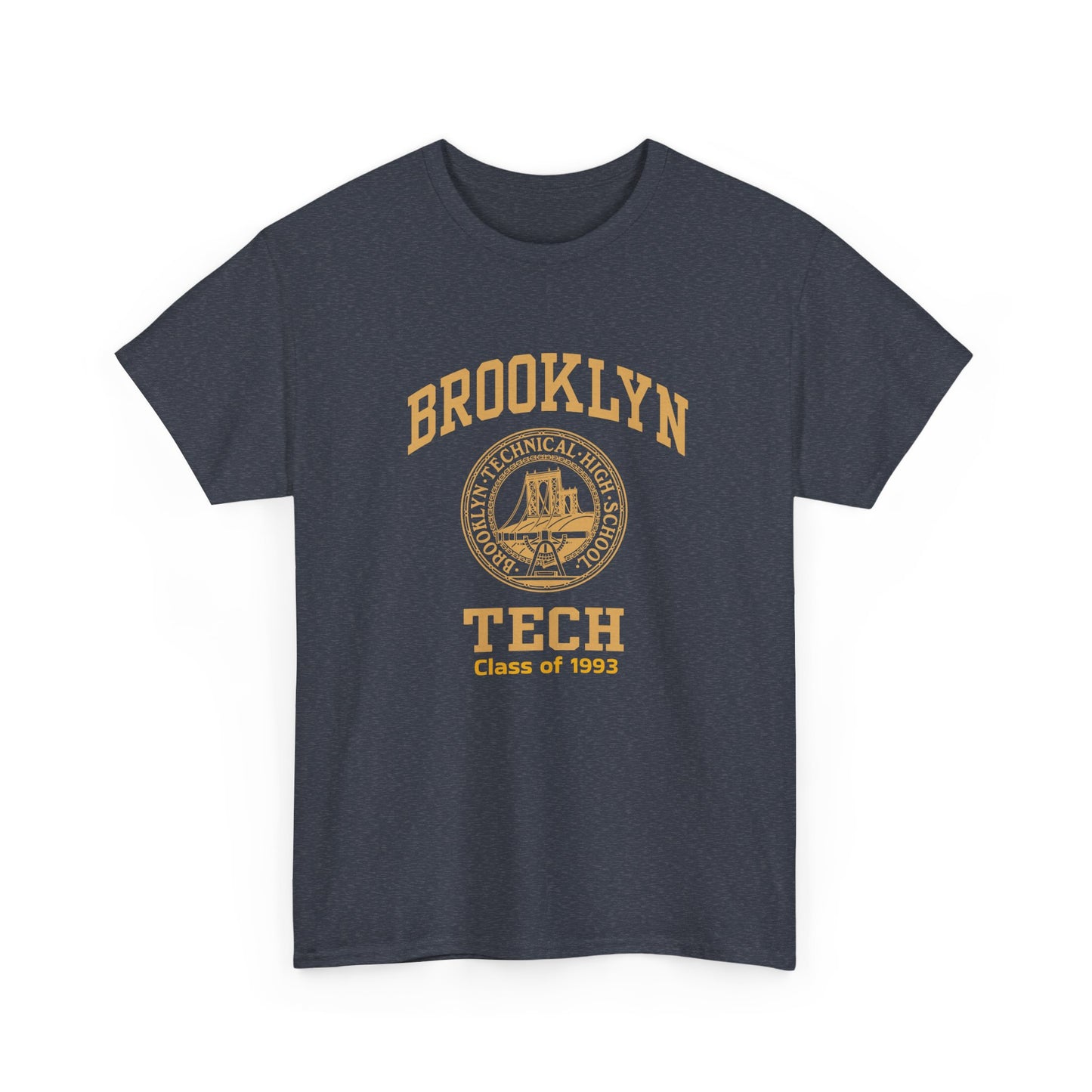 Brooklyn Tech Classic Logo - Men's Heavy Cotton T-Shirt - Class of 1993