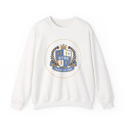 Class of 1981 - Men's Heavy Blend™ Crewneck Sweatshirt - Light Blue Logo