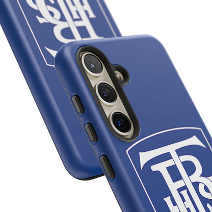 Stacked Logo - Tough Phone Cases - Navy