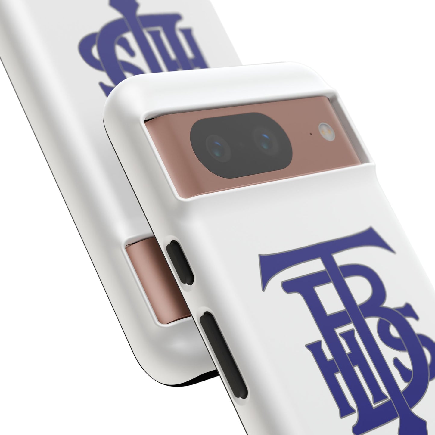 Stacked Logo - Tough Phone Cases - White