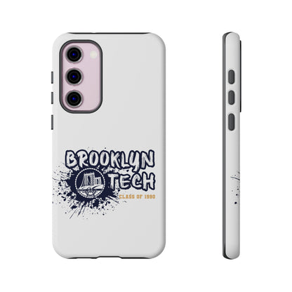 Class Of 1990 Commemorative Tough Cases - Apple & Samsung Only - Gold Font On White Background