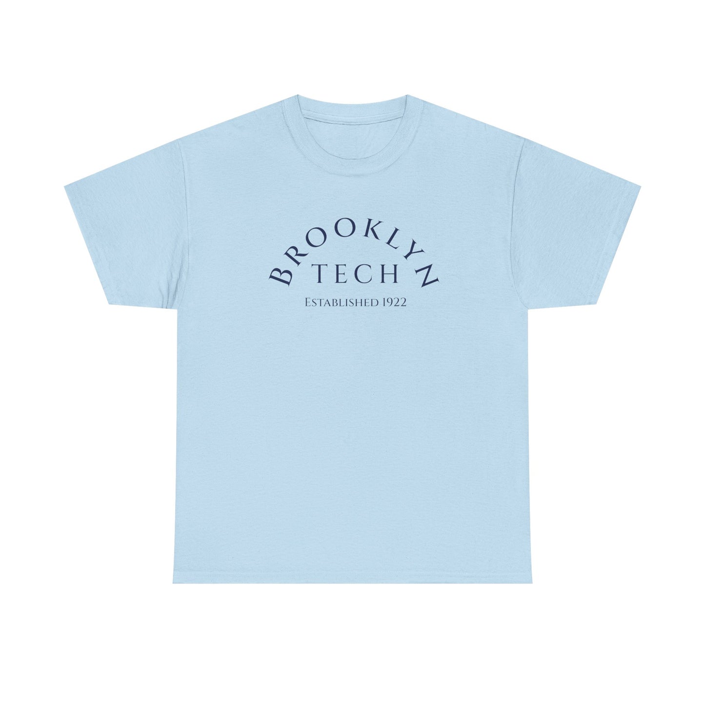 Boutique: Brooklyn Tech Arch Logo - Gildan Men's Heavy Cotton T‑Shirt