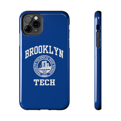 Brooklyn Tech Classic Logo - Tough Phone Cases - Navy